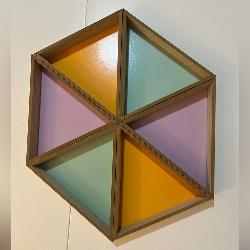Geometric Multicolor Trays